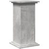 Piedestal med förvaring betonggrå konstruerat trä vidaXL 31 x 30 x 60 cm – miniatyr 8