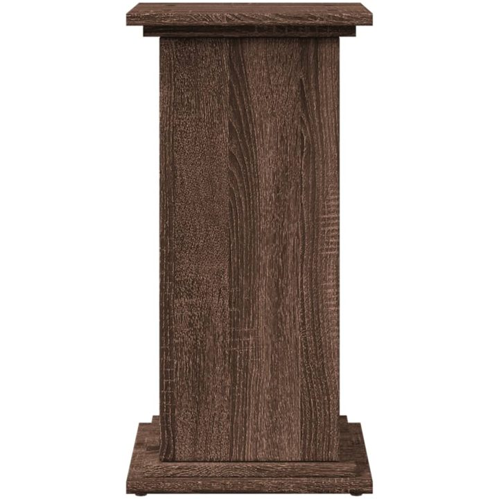 Piedestal med förvaring brun ek konstruerat trä vidaXL 31 x 30 x 60 cm – bild 5