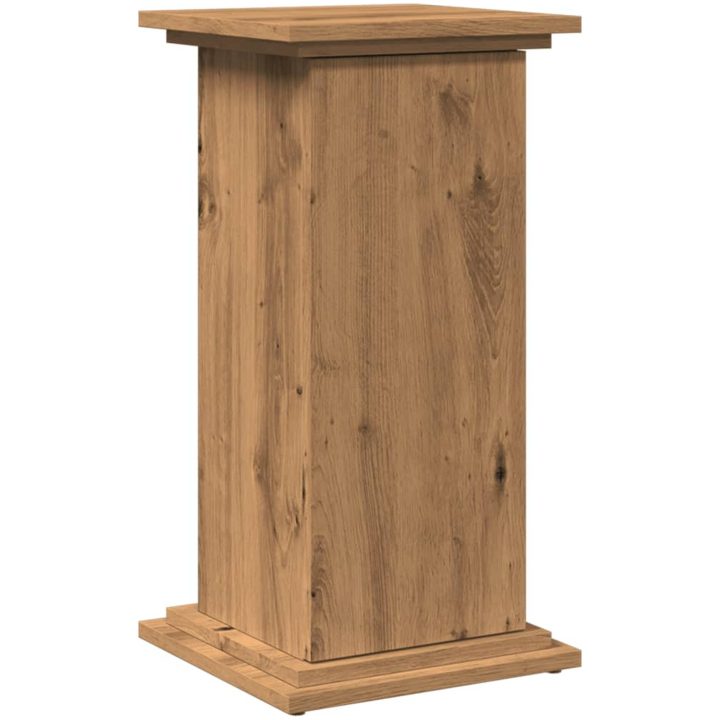 Piedestal med förvaring ek konstruerat trä vidaXL 31 x 30 x 60 cm – bild 2