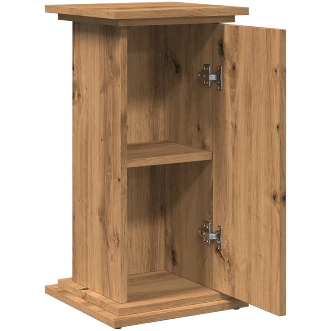 Piedestal med förvaring ek konstruerat trä vidaXL 31 x 30 x 60 cm – bild 6