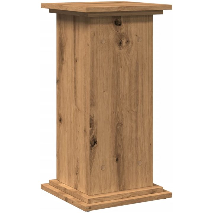 Piedestal med förvaring ek konstruerat trä vidaXL 31 x 30 x 60 cm – bild 8