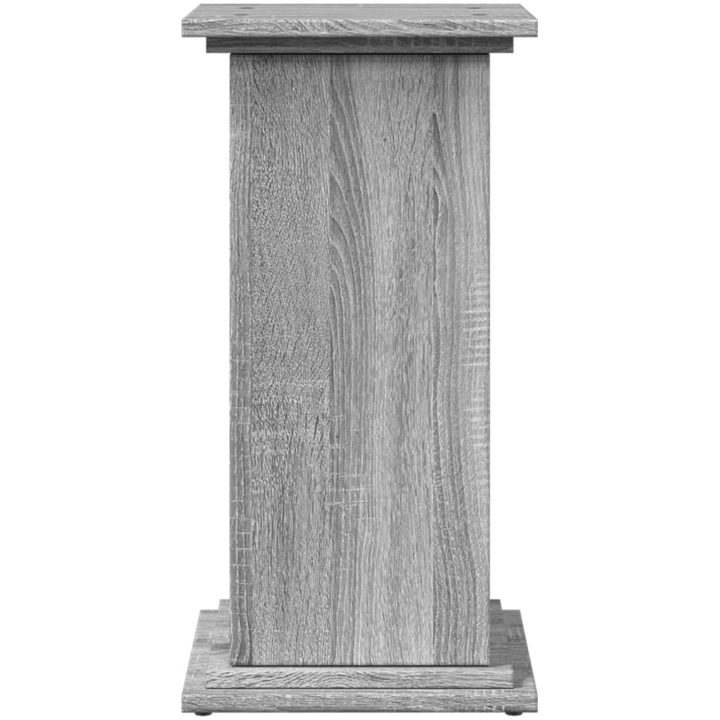 Piedestal med förvaring grå sonoma konstruerat trä vidaXL 31 x 30 x 60 cm – bild 5