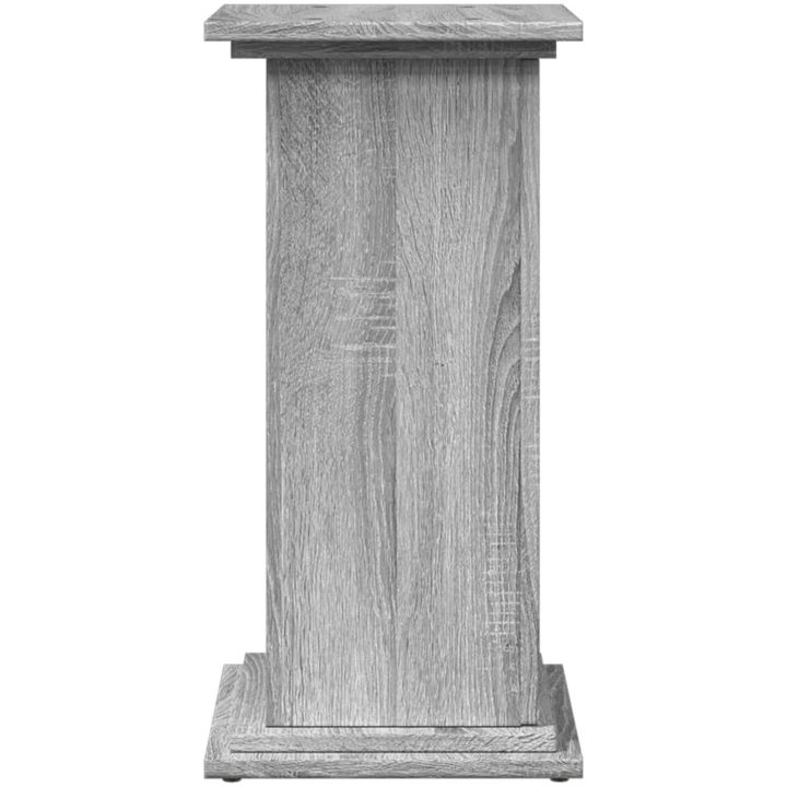 Piedestal med förvaring grå sonoma konstruerat trä vidaXL 31 x 30 x 60 cm – bild 7