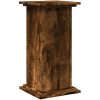 Piedestal med förvaring rökfärgad ek konstruerat trä vidaXL 31 x 30 x 60 cm – miniatyr 8