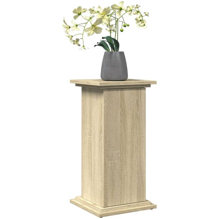 Piedestal med förvaring sonoma-ek konstruerat trä vidaXL 31 x 30 x 60 cm – bild 3