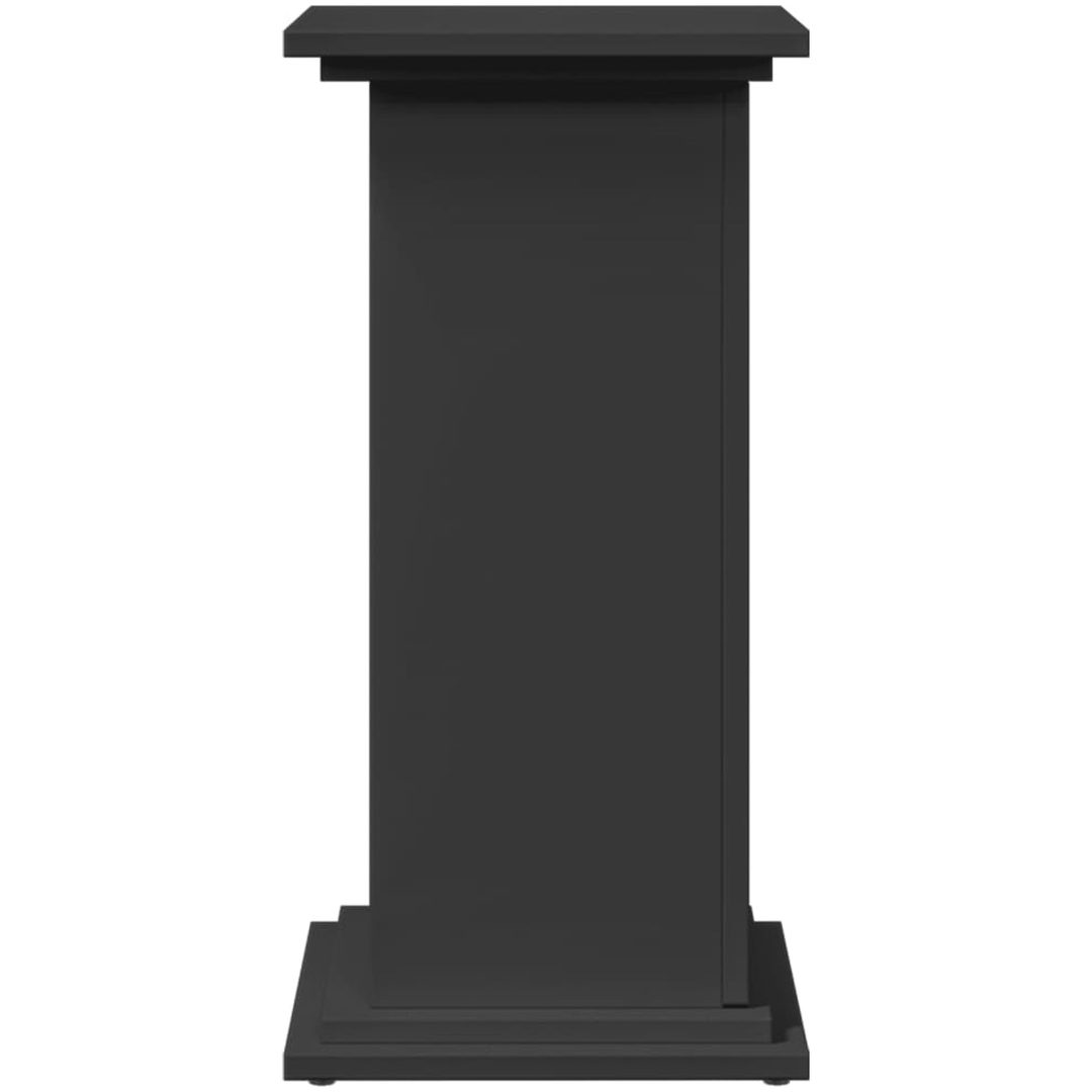 Piedestal med förvaring svart konstruerat trä vidaXL 31 x 30 x 60 cm – bild 7
