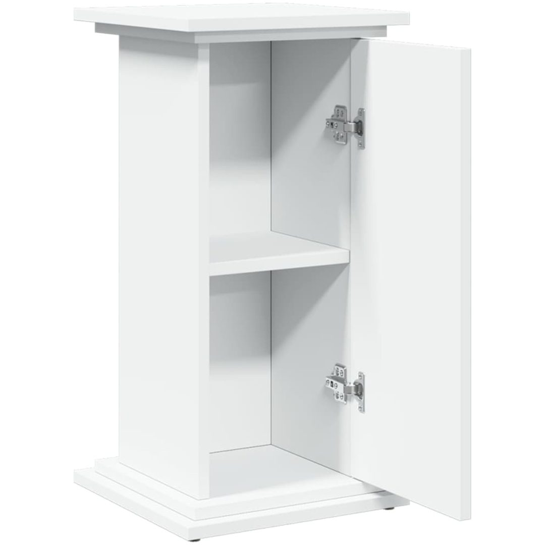 Piedestal med förvaring vit konstruerat trä vidaXL 31 x 30 x 60 cm – bild 6