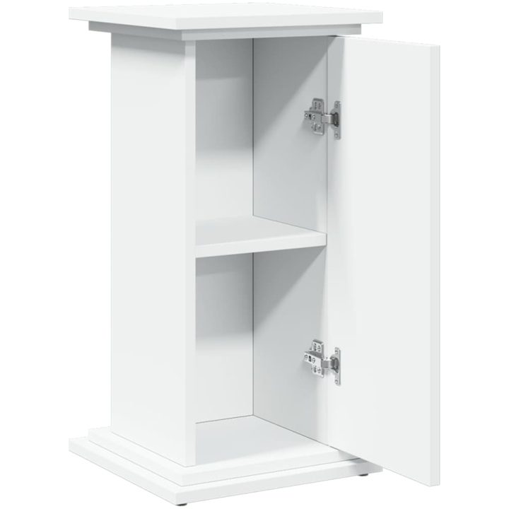 Piedestal med förvaring vit konstruerat trä vidaXL 31 x 30 x 60 cm – bild 6
