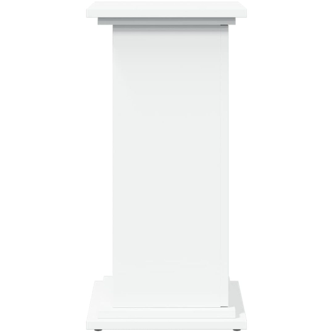 Piedestal med förvaring vit konstruerat trä vidaXL 31 x 30 x 60 cm – bild 7
