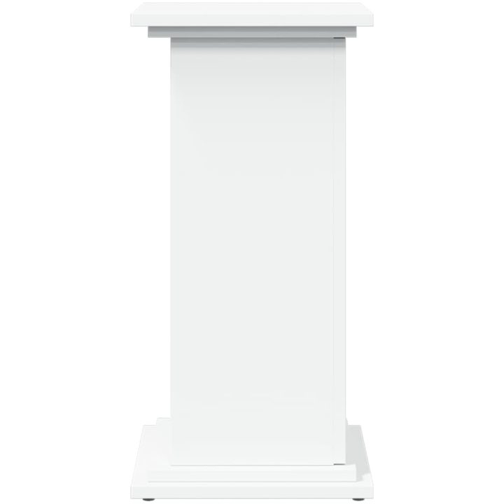Piedestal med förvaring vit konstruerat trä vidaXL 31 x 30 x 60 cm – bild 7