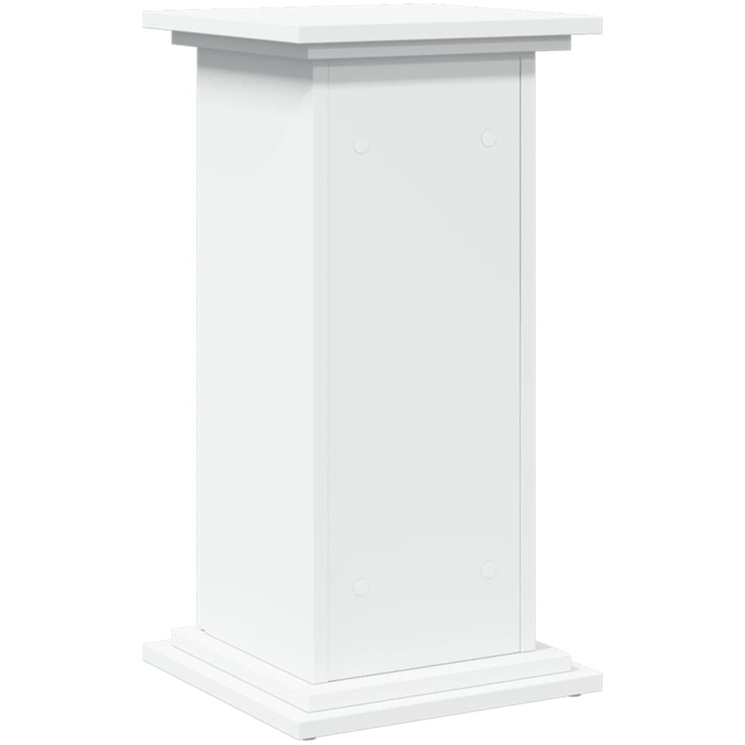 Piedestal med förvaring vit konstruerat trä vidaXL 31 x 30 x 60 cm – bild 8