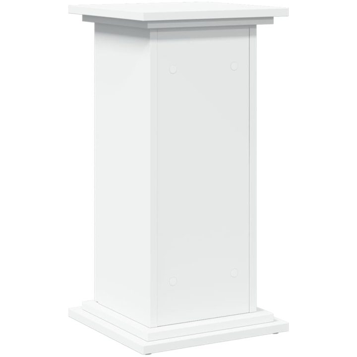 Piedestal med förvaring vit konstruerat trä vidaXL 31 x 30 x 60 cm – bild 8