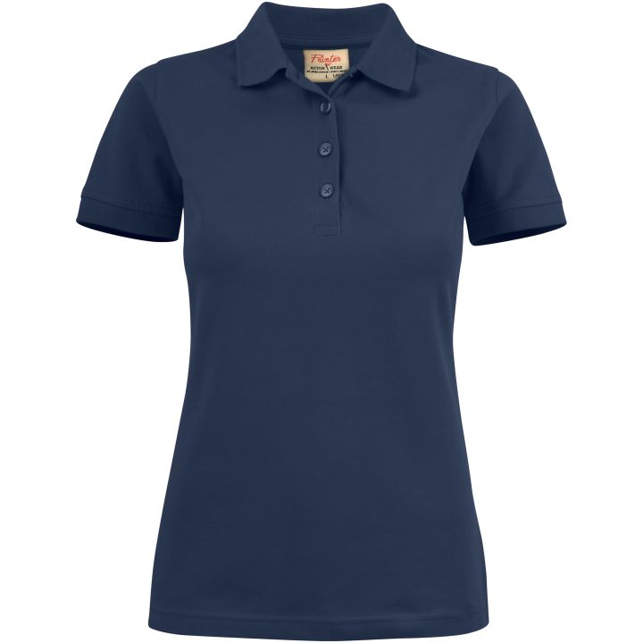 Piké Dam Surf Stretch Marinblå Printer Essentials 3XL – bild 5
