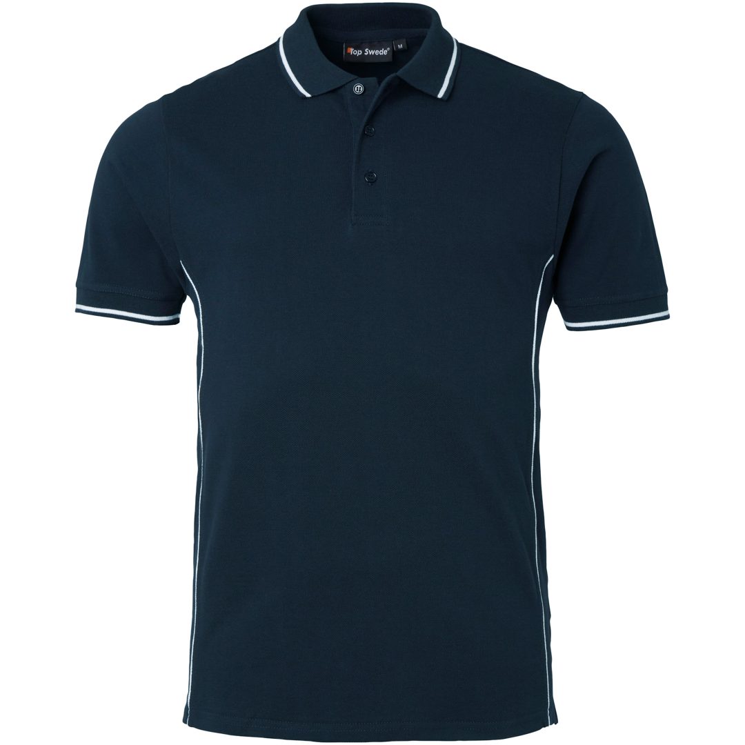 Pike Polo Kortärm Marinblå Top Swede XS