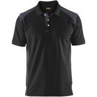 Pikétröja 33241050 Svart / Grå BLÅKLÄDER