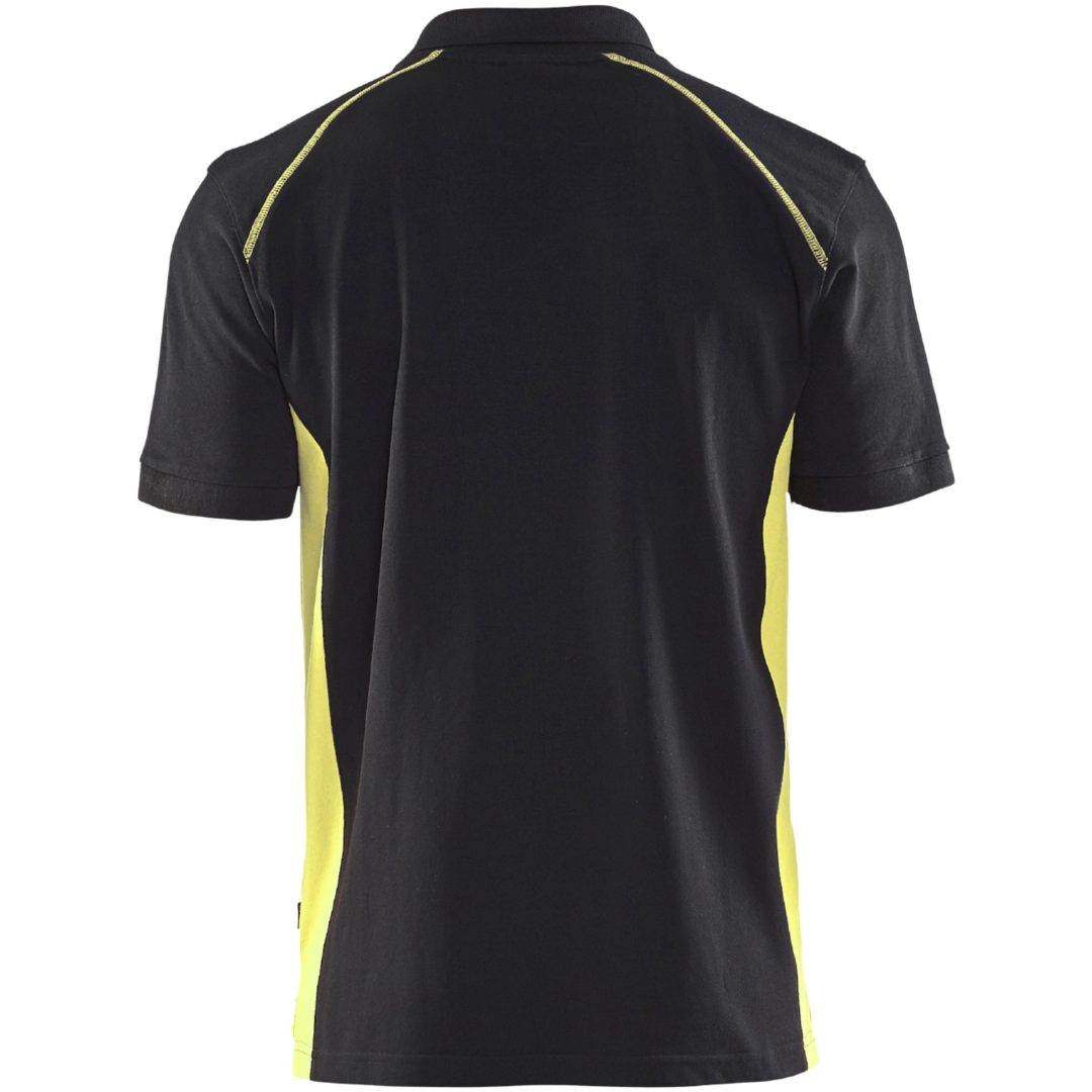Pikétröja 33241050 Svart / Gul BLÅKLÄDER PIKÉTRÖJA 33241050 SVAR/GU XS – bild 2