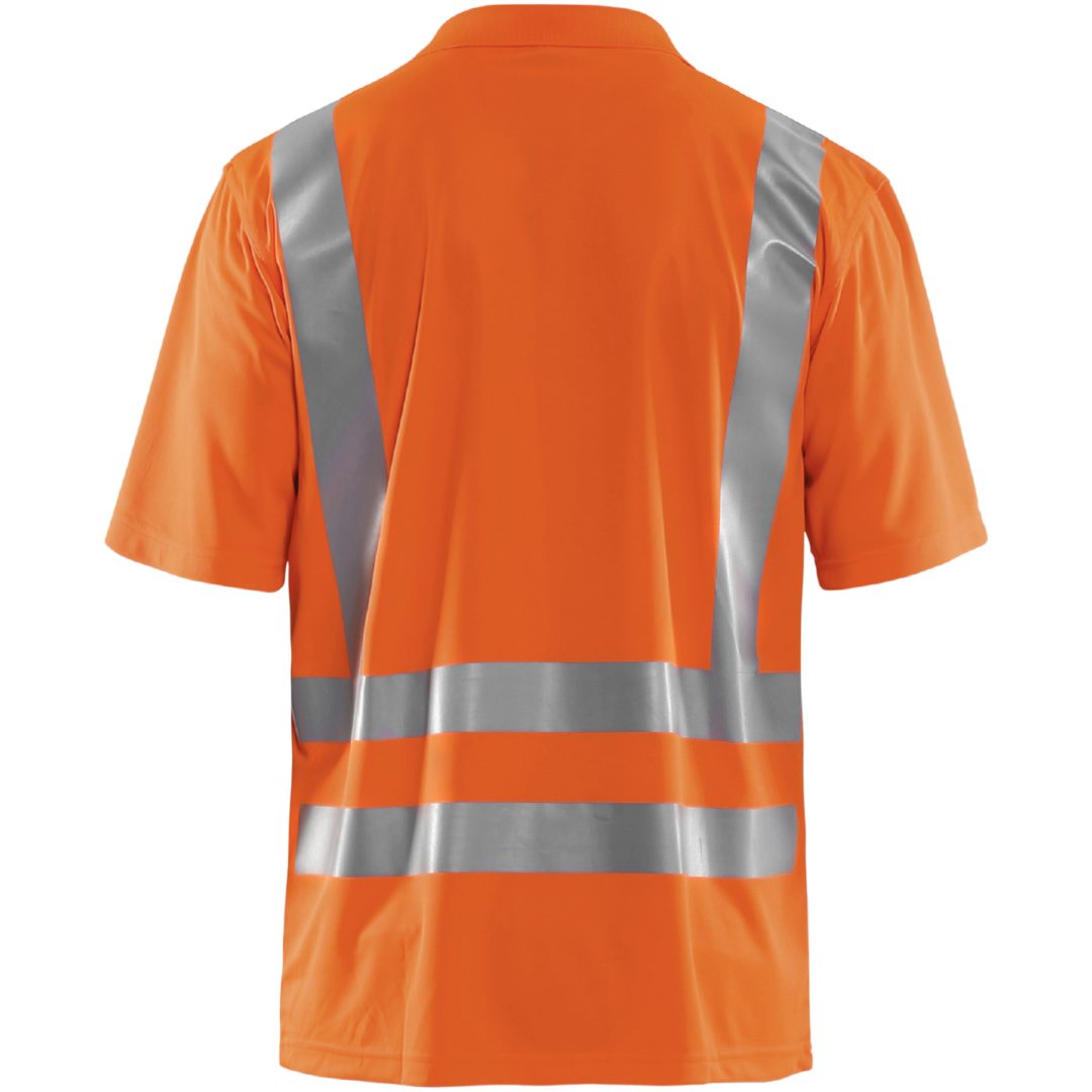 Pikétröja 33911011 Hivisorange BLÅKLÄDER PIKÉTRÖJA 33911011 ORANGE XS – bild 2