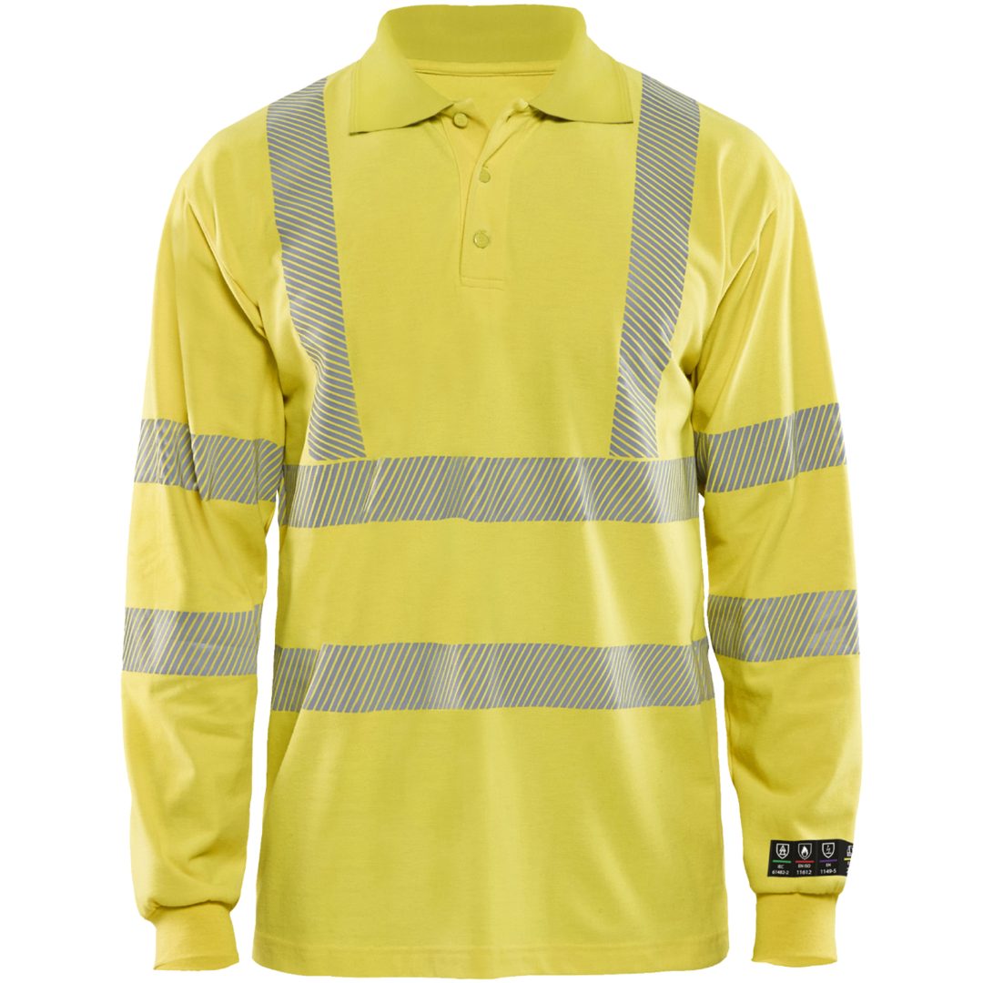 Pikétröja 34391726 Hivisgul BLÅKLÄDER PIKÉTRÖJA 34391726 GUL S