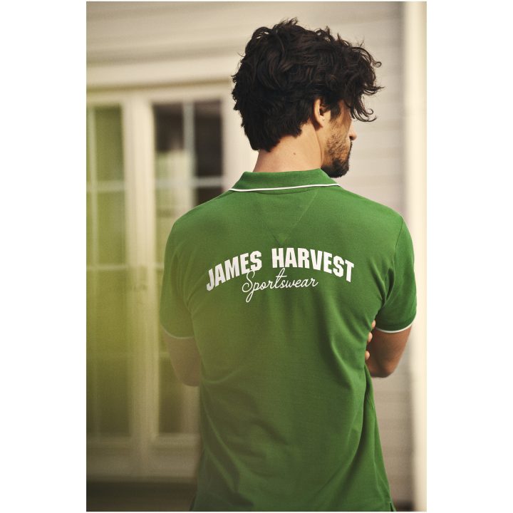 Pikétröja Greenville Modern Sportgrön James Harvest – bild 5