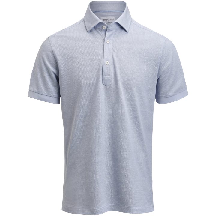 Pikétröja IB133 S S Knitted Tailored Fit LBlue J.Harvest & Frost XS 35/36 – bild 2