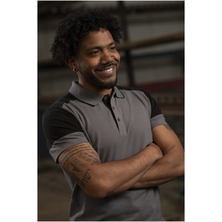 Pikétröja Prime Marinblå/koboltblå Printer PRIME s – bild 9