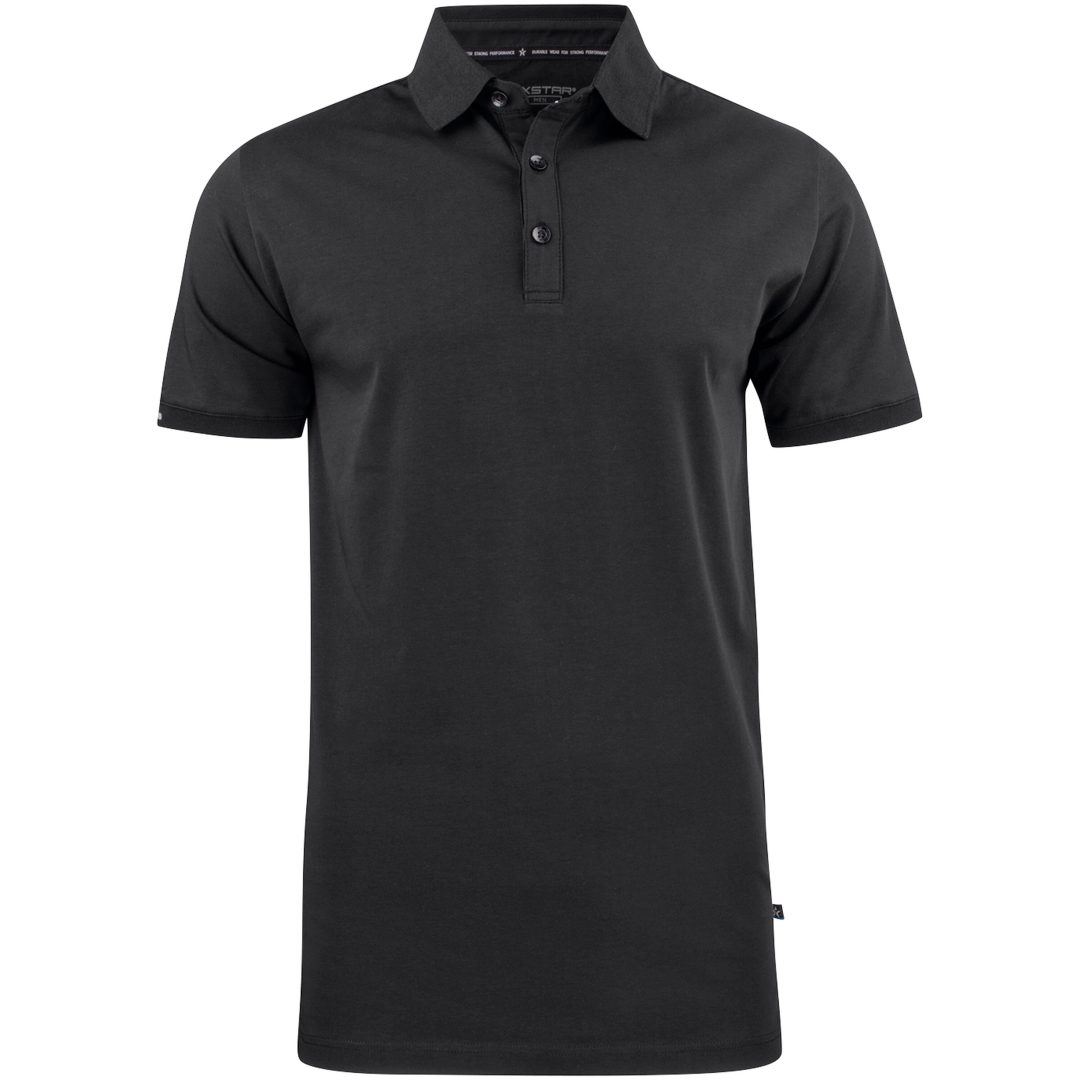 Pikétröja Svart Ps20 Texstar PIQUESHIRT PS20 BLACK XS