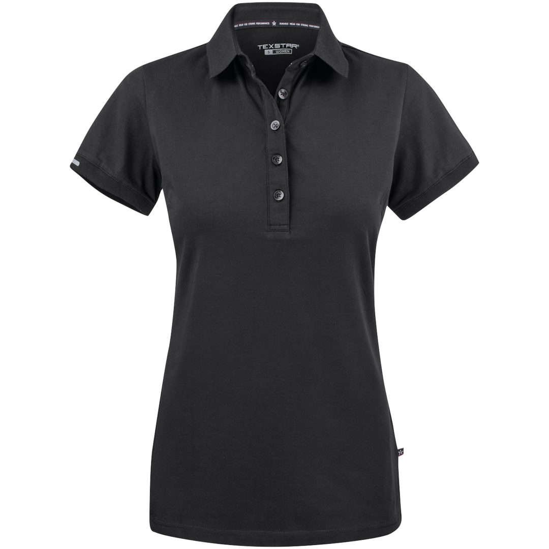 Pikétröja Svart Pw20 Texstar PIQUESHIRT PW20 BLACK XS