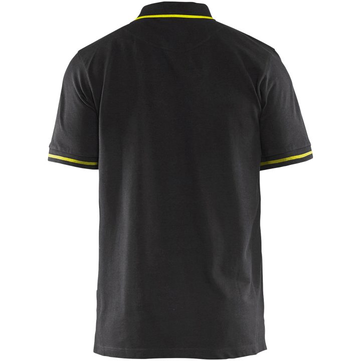 Pikétröja Svart/gul 33891050 Blåkläder XS – bild 2