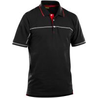 Pikétröja Svart/röd 33891050 Blåkläder
