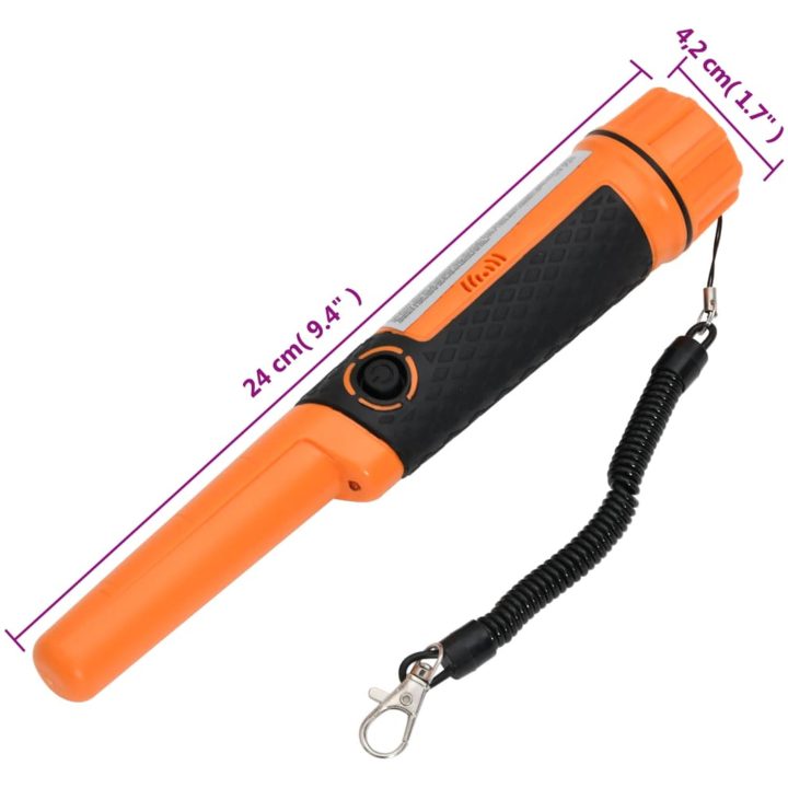 Pinpointer metalldetektor orange vidaXL – bild 7
