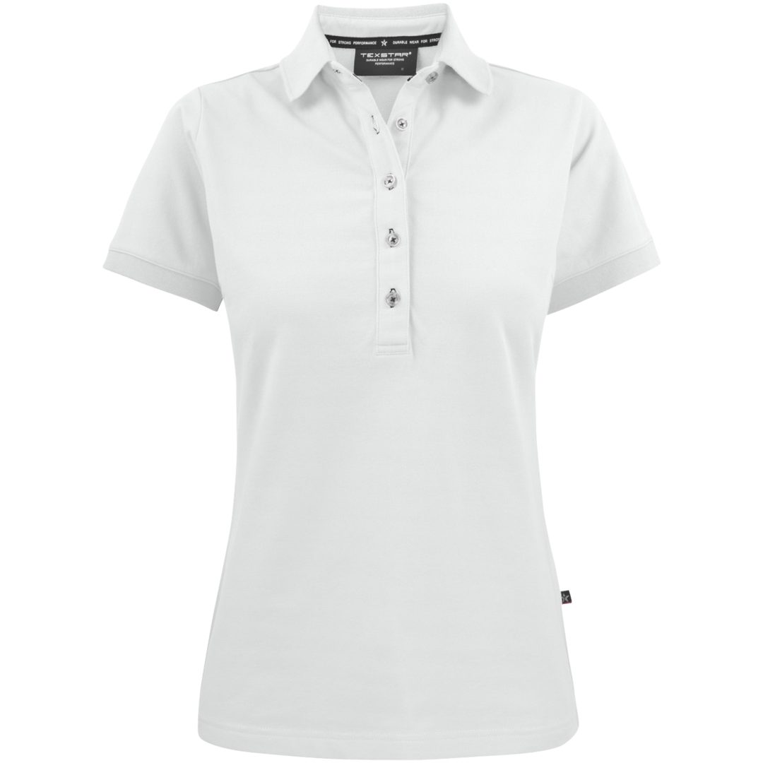 Pique Shirt Ladies PW11 TEXSTAR PIQUE SHIRT PW11 WHITE XS