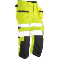 Piratbyxa Varsel 2217 Technical Gul/svart Jobman