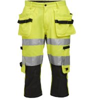 Piratbyxa Varsel 2217 Technical Gul/svart Jobman
