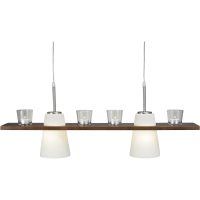 Plankan Taklampa, Valnöt/vit ANETA HOME