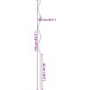 Plant Support Stakes 20 st Stål vidaXL 110 cm – miniatyr 10