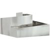 Planterare 80x80x50 cm Galvaniserat stål vidaXL Stor – miniatyr 2