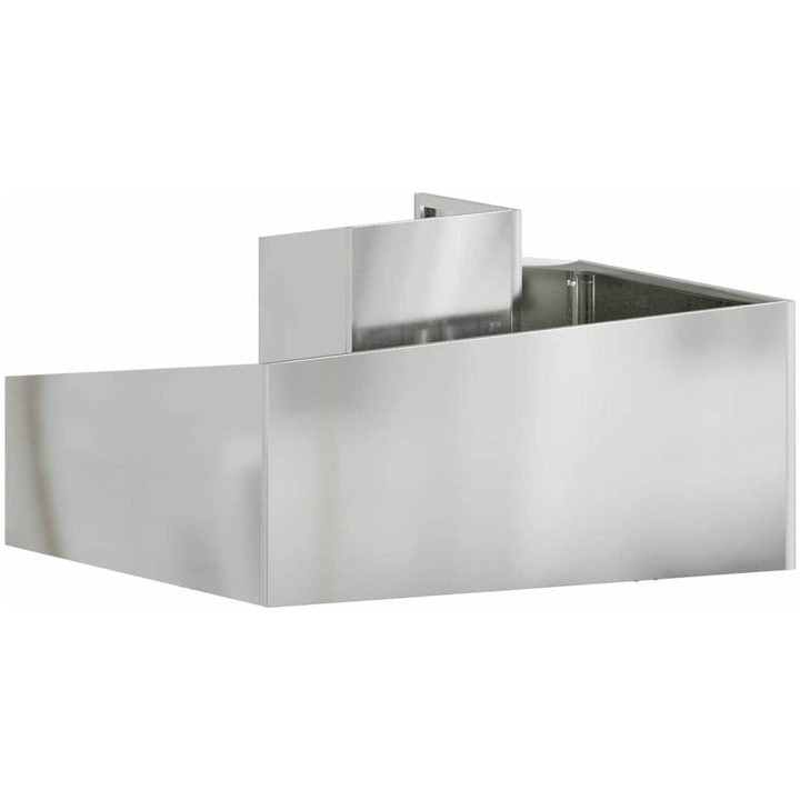 Planterare 80x80x50 cm Galvaniserat stål vidaXL Stor – bild 7