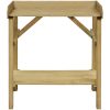 Planteringsbord impregnerad furu 75x40x90 cm vidaXL – miniatyr 2
