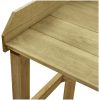 Planteringsbord impregnerad furu 75x40x90 cm vidaXL – miniatyr 5