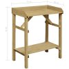 Planteringsbord impregnerad furu 75x40x90 cm vidaXL – miniatyr 7