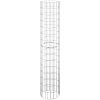 Planteringsgabion 3 st upphöjd rund galvaniserat stål 30x150cm vidaXL ⌀30 x 150 cm (3 st) – miniatyr 3