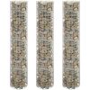 Planteringsgabion 3 st upphöjd rund galvaniserat stål 30x150cm vidaXL ⌀30 x 150 cm (3 st) – miniatyr 1