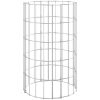 Planteringsgabion 3 st upphöjd rund galvaniserat stål 30x50 cm vidaXL ⌀30 x 50 cm (3 st) – miniatyr 3