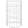 Planteringsgabion 3 st upphöjd rund galvaniserat stål 30x50 cm vidaXL ⌀30 x 50 cm (3 st) – miniatyr 4