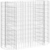 Planteringsgabion galvaniserat järn vidaXL 120 x 50 x 100 cm – miniatyr 2
