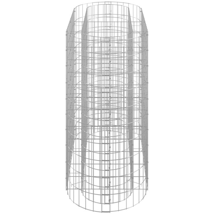 Planteringsgabion galvaniserat järn vidaXL 120 x 50 x 100 cm – bild 4