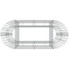 Planteringsgabion galvaniserat järn vidaXL 120 x 50 x 100 cm – miniatyr 5