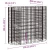 Planteringsgabion galvaniserat järn vidaXL 120 x 50 x 100 cm – miniatyr 8