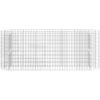 Planteringsgabion galvaniserat järn vidaXL 260 x 50 x 100 cm – miniatyr 3