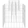 Planteringsgabion H-formad stål vidaXL 260 x 40 x 40 cm – miniatyr 4